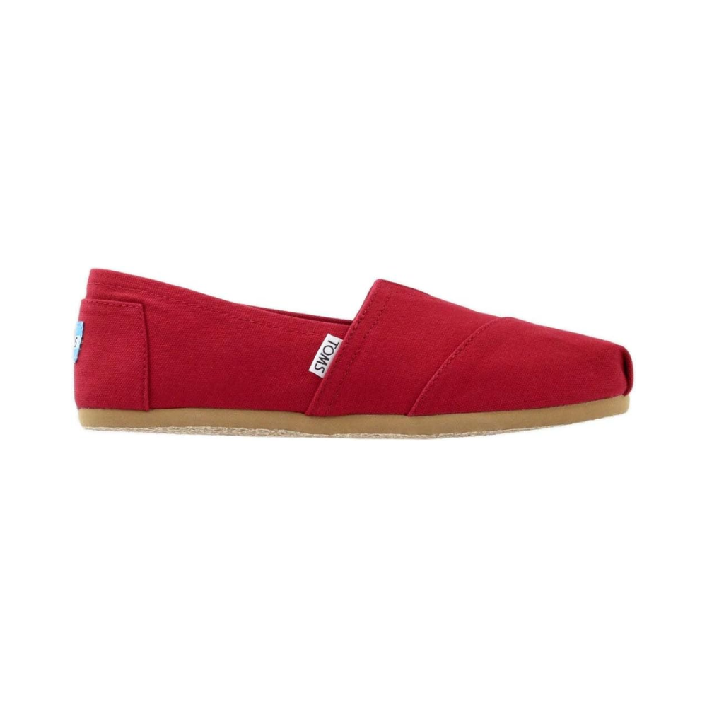TOMS Women’s Alpargata Geometric Slip-On – Red Canvas