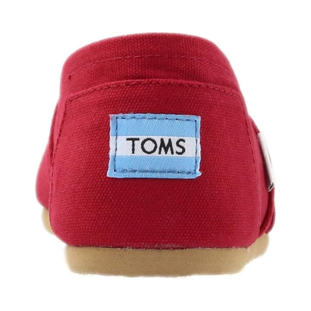 TOMS Women’s Alpargata Geometric Slip-On – Red Canvas