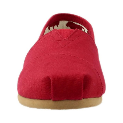 TOMS Women’s Alpargata Geometric Slip-On – Red Canvas