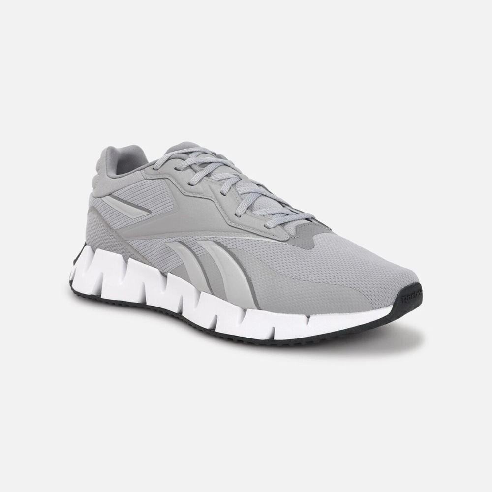 Reebok Zig Dynamica 4 Unisex Running Sneakers-Grey/Pure Grey 100033393