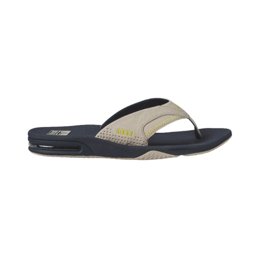 Reef Fanning Men's Bottle Opener Sandals - Navy/Oak/Lime  CJ4074