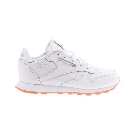 Reebok Classic Leather Little Kids' Sneakers – White/Gum (AR1148)