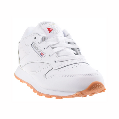 Reebok Classic Leather Little Kids' Sneakers – White/Gum (AR1148)