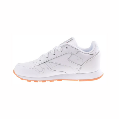 Reebok Classic Leather Little Kids' Sneakers – White/Gum (AR1148)