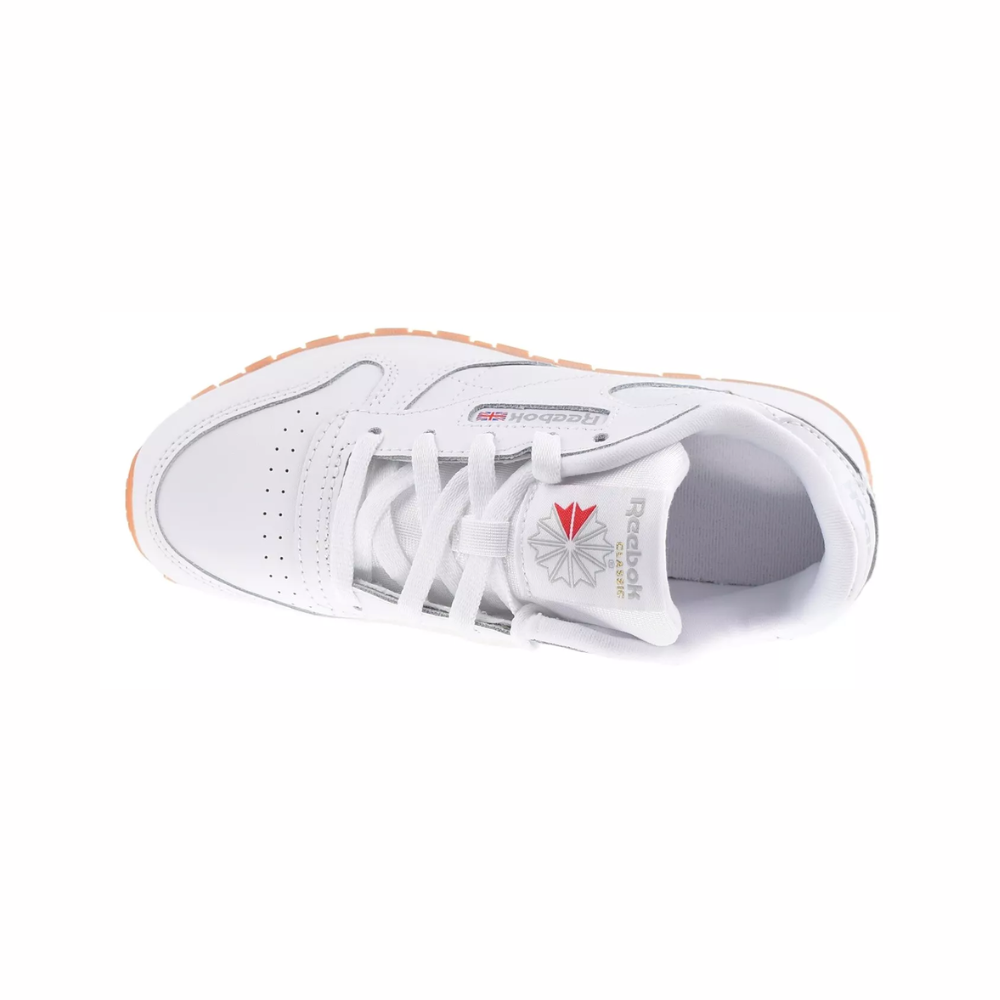 Reebok Classic Leather Little Kids' Sneakers – White/Gum (AR1148)