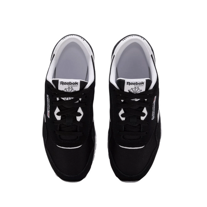 Reebok Kids Classic Nylon Sneakers - Black/Black White FV4441