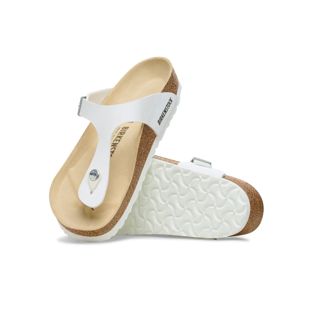 Birkenstock Gizeh Birko-Flor - White Unisex Sandal Regular