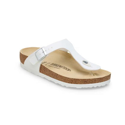 Birkenstock Gizeh Birko-Flor - White Unisex Sandal Regular