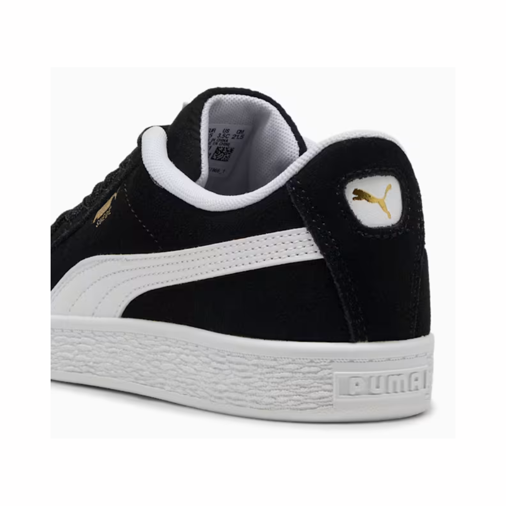 Puma Suede Jr. Sneakers - Black/White 355110-01