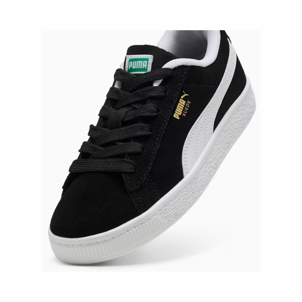 Puma Suede Jr. Sneakers - Black/White 355110-01