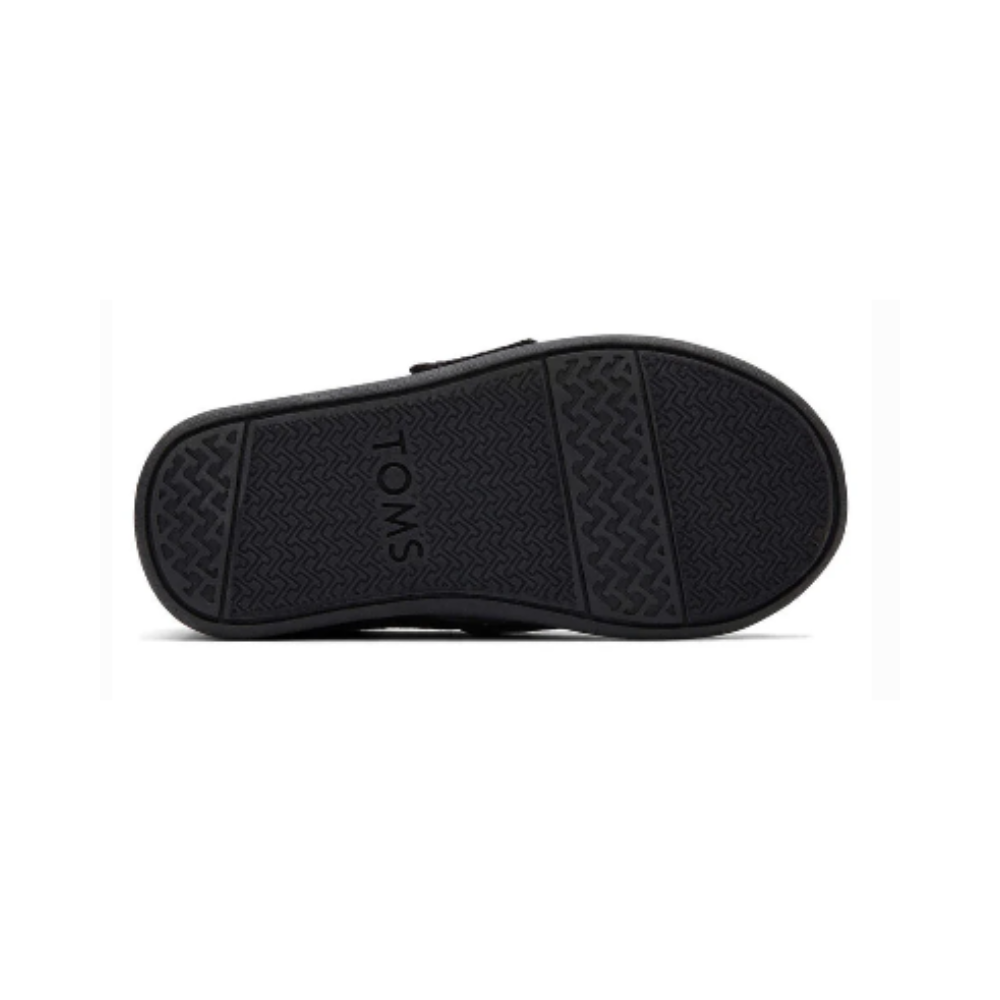 TOMS Tiny Alpargata Black Canvas Toddler Shoe 10010529