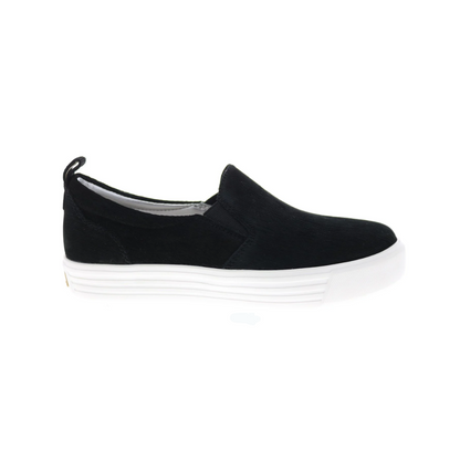 Earth Women’s Rosewood Clove Leather Slip-on Shoes – Black