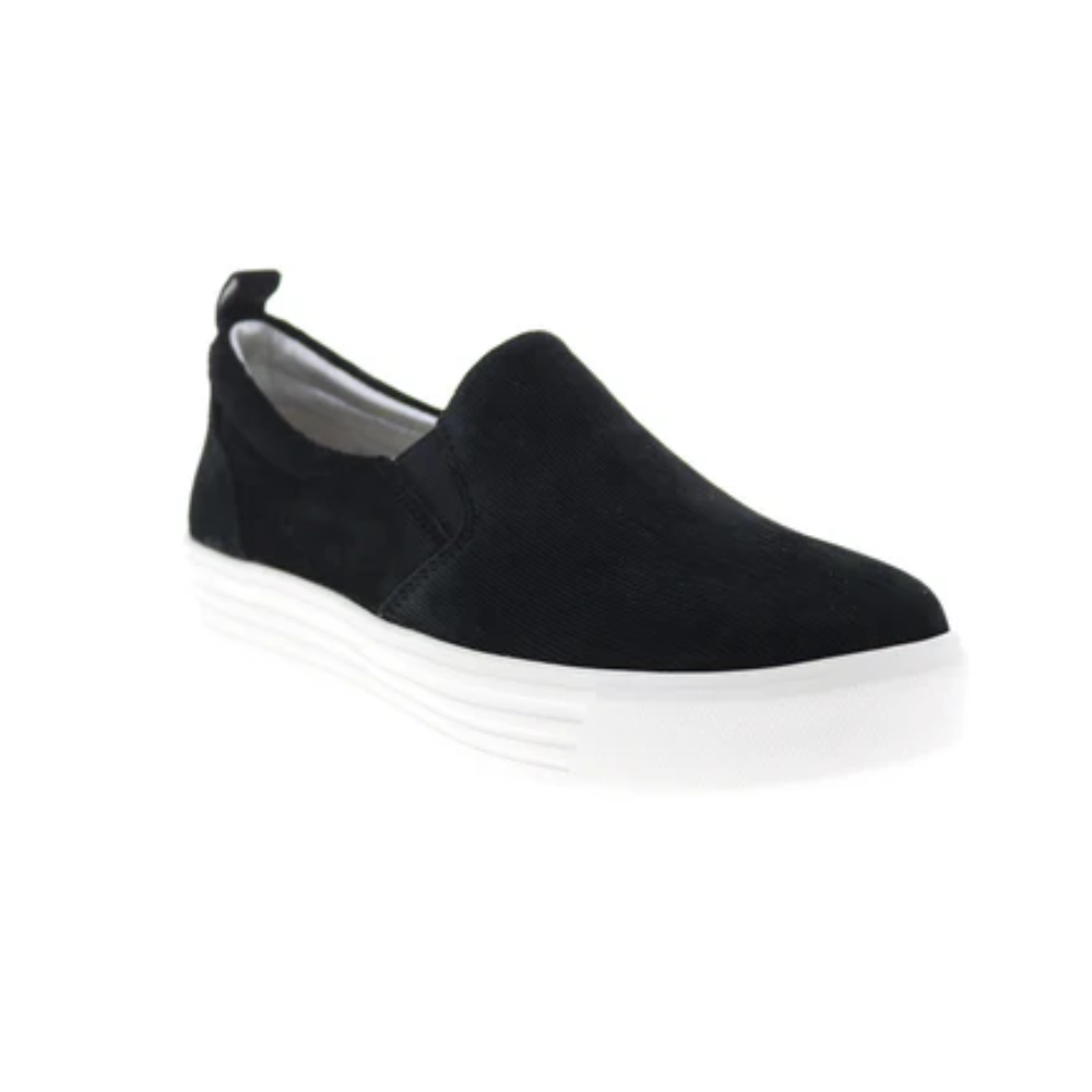 Earth Women’s Rosewood Clove Leather Slip-on Shoes – Black