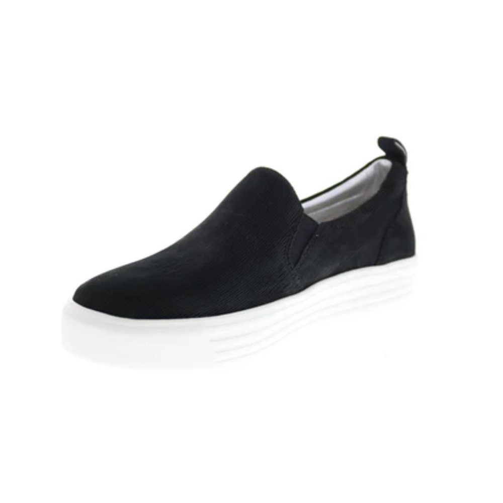 Earth Women’s Rosewood Clove Leather Slip-on Shoes – Black