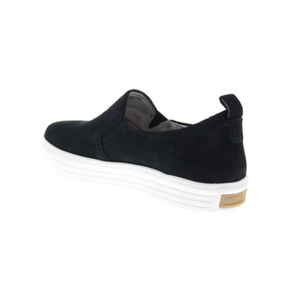 Earth Women’s Rosewood Clove Leather Slip-on Shoes – Black