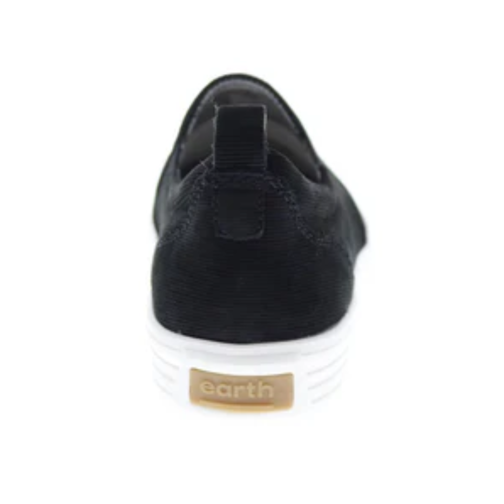Earth Women’s Rosewood Clove Leather Slip-on Shoes – Black