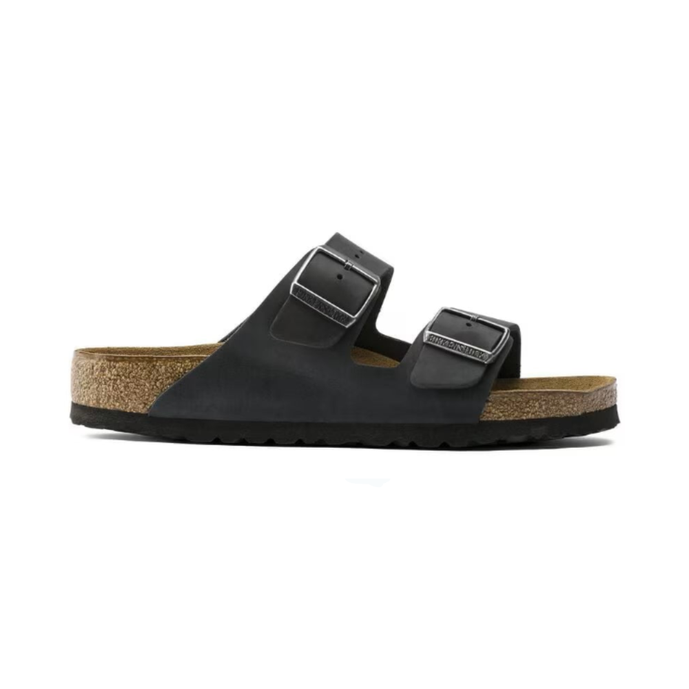 Birkenstock Arizona Soft Footbed Oiled Leather Black Unisex Sandal