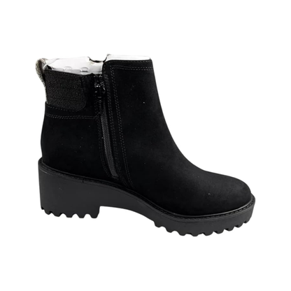 Universal Thread Women's Taci Pull-On Memory Foam Ankle Boots Black