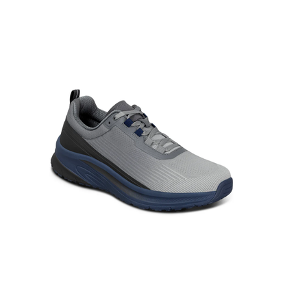 Orthofeet Men’s Race  – Grey / Navy 27004 Wide