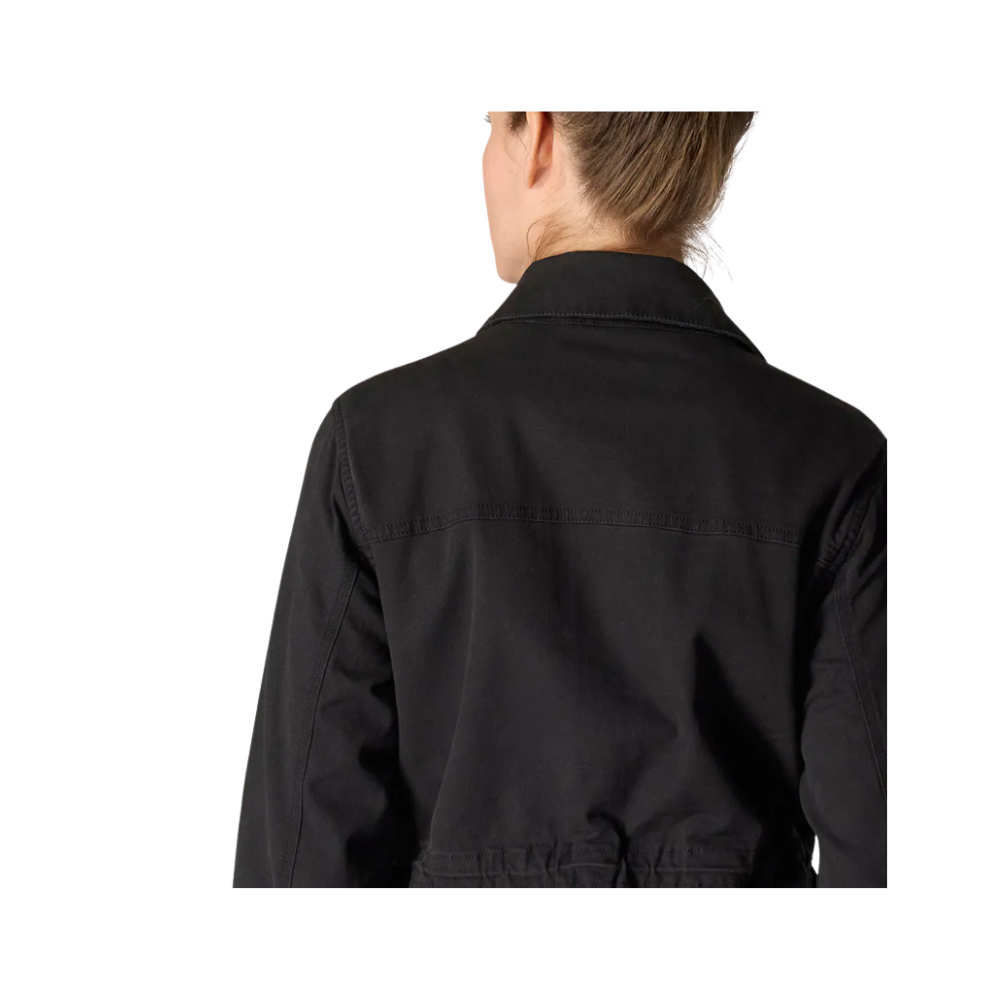 Carhartt Women's TENCEL Fiber Series Relaxed Fit Canvas Coat, Black