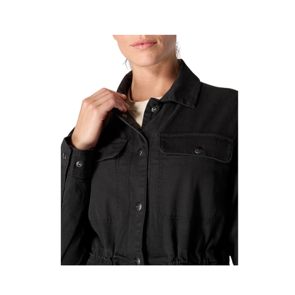 Carhartt Women's TENCEL Fiber Series Relaxed Fit Canvas Coat, Black