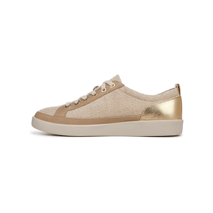 Vionic Women's Winny 2 Sneaker - Linen Canvas Gold