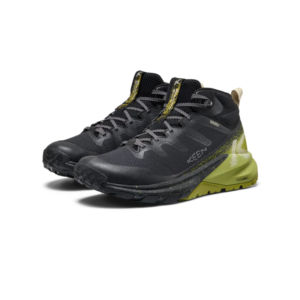 Keen Men's Targhee Apex Waterproof Hiking Boot - Black/Golden Cypress