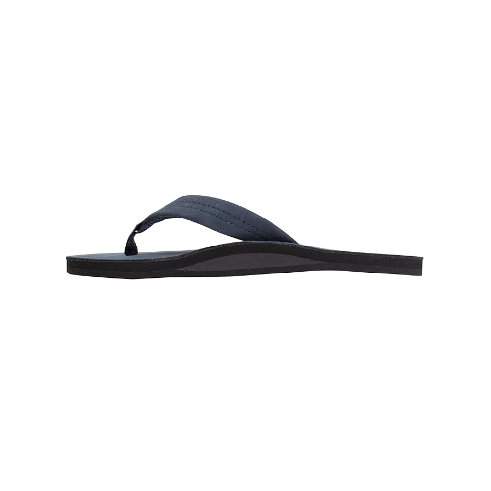 Rainbow Sandals Men's Premier Leather Single Layer Wide Strap - Navy