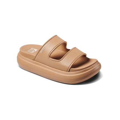 Reef Cushion Bondi 2 Bar Womens Platform Sandals Natural Lightweight EVA