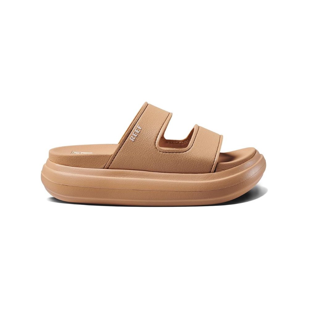 Reef Cushion Bondi 2 Bar Womens Platform Sandals Natural Lightweight EVA