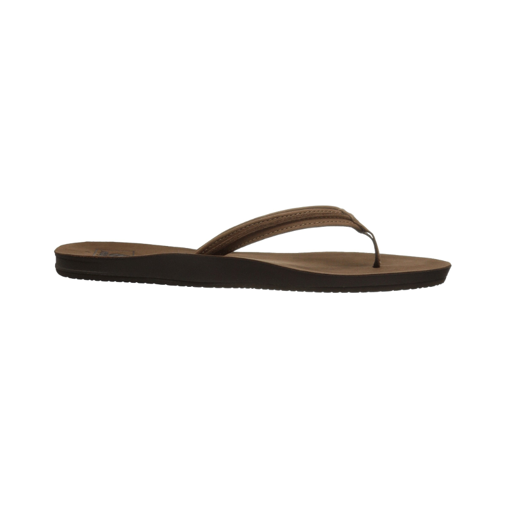Reef Women's Cushion Bounce Swing Tobacco Leather Flipflop Sandal