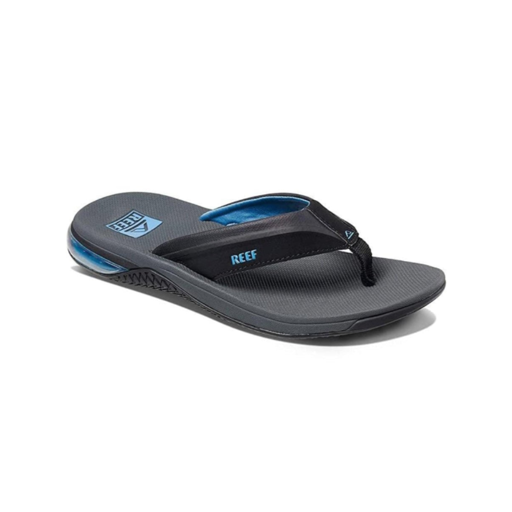 Reef Men Anchor Water friendly Comfortable and Lightweight Flipflop Sandal Grey / Blue