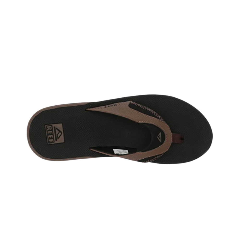 Reef Men's Leather Fanning Bottle Opener Sandals