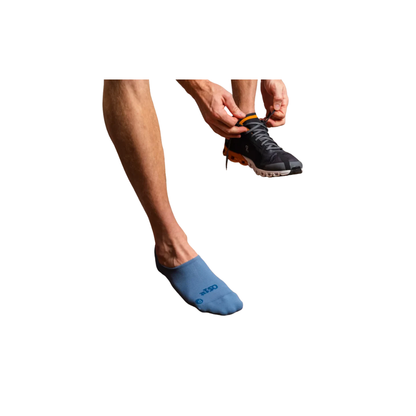 OS1st Nekkid Comfort No Show Socks Sky Blue Unisex Athletic Anti Slip