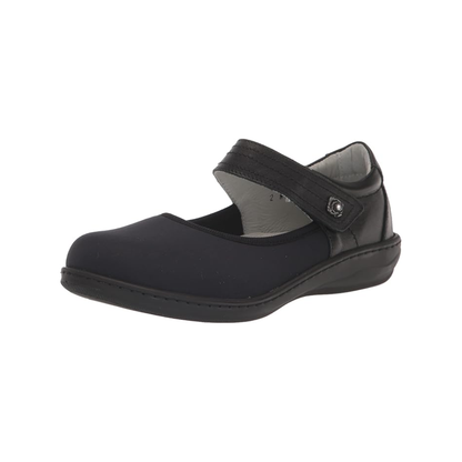 David Tate Everly Women's Micro Leather Combination Shoes - Black