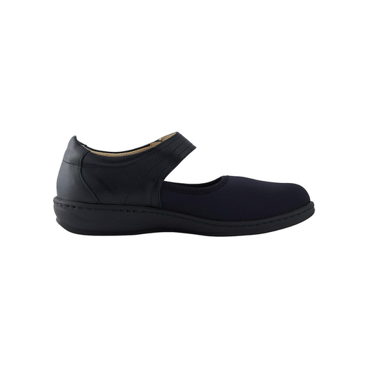David Tate Everly Women's Micro Leather Combination Shoes - Black