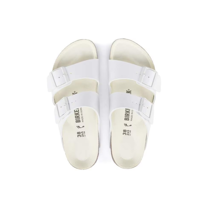 Birkenstock Unisex Arizona Birko-Flor Sandals - Triple White