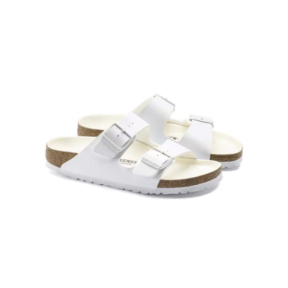 Birkenstock Unisex Arizona Birko-Flor Sandals - Triple White