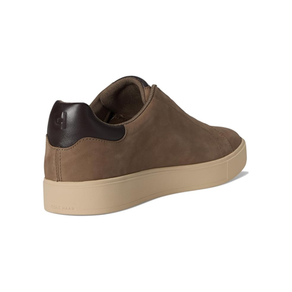 Cole Haan Men's GrandPrø Luxe Slip-On Sneakers Morel Nubuck/Dark Choco