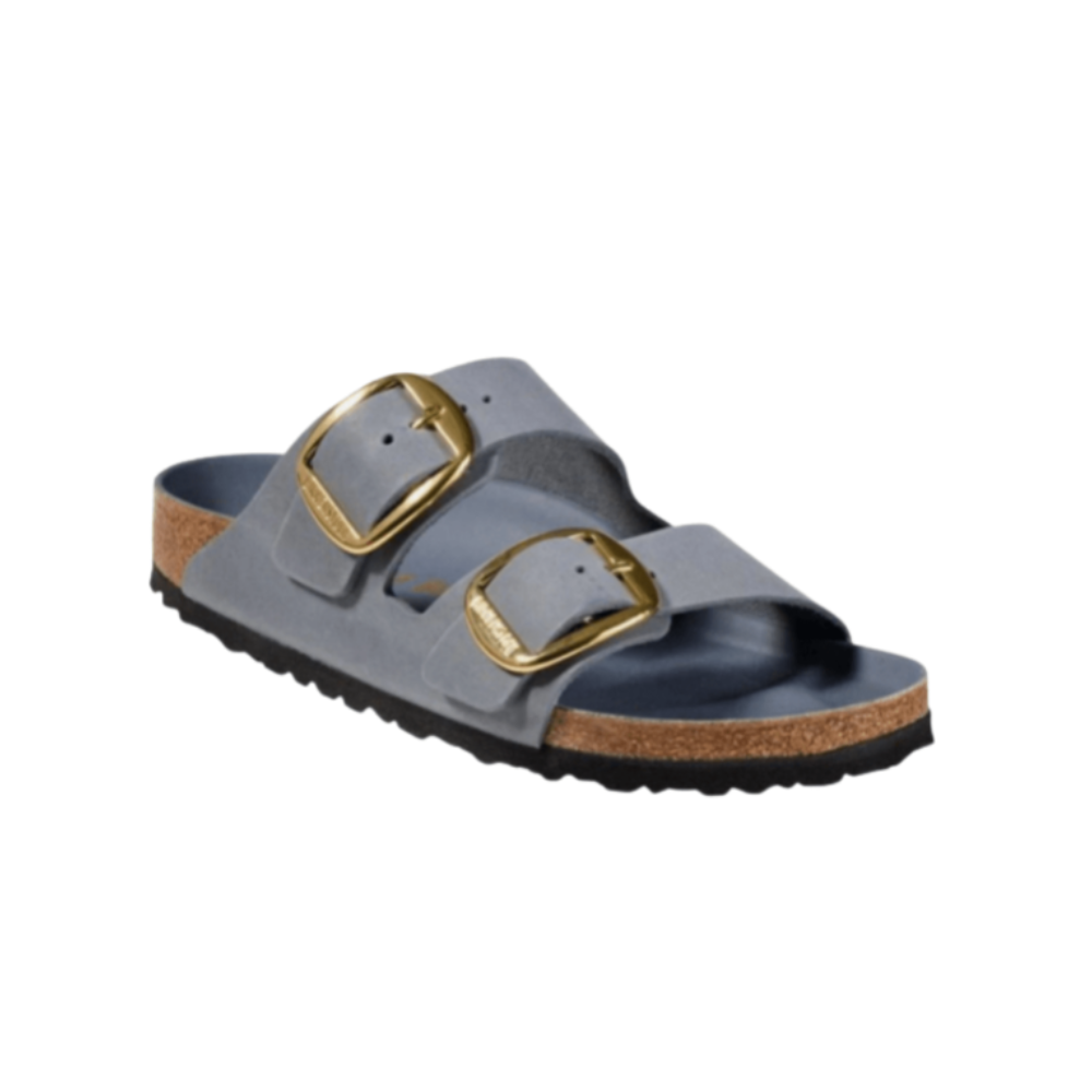Birkenstock Arizona Big Buckle Oiled Leather Basalt Gray - Narrow