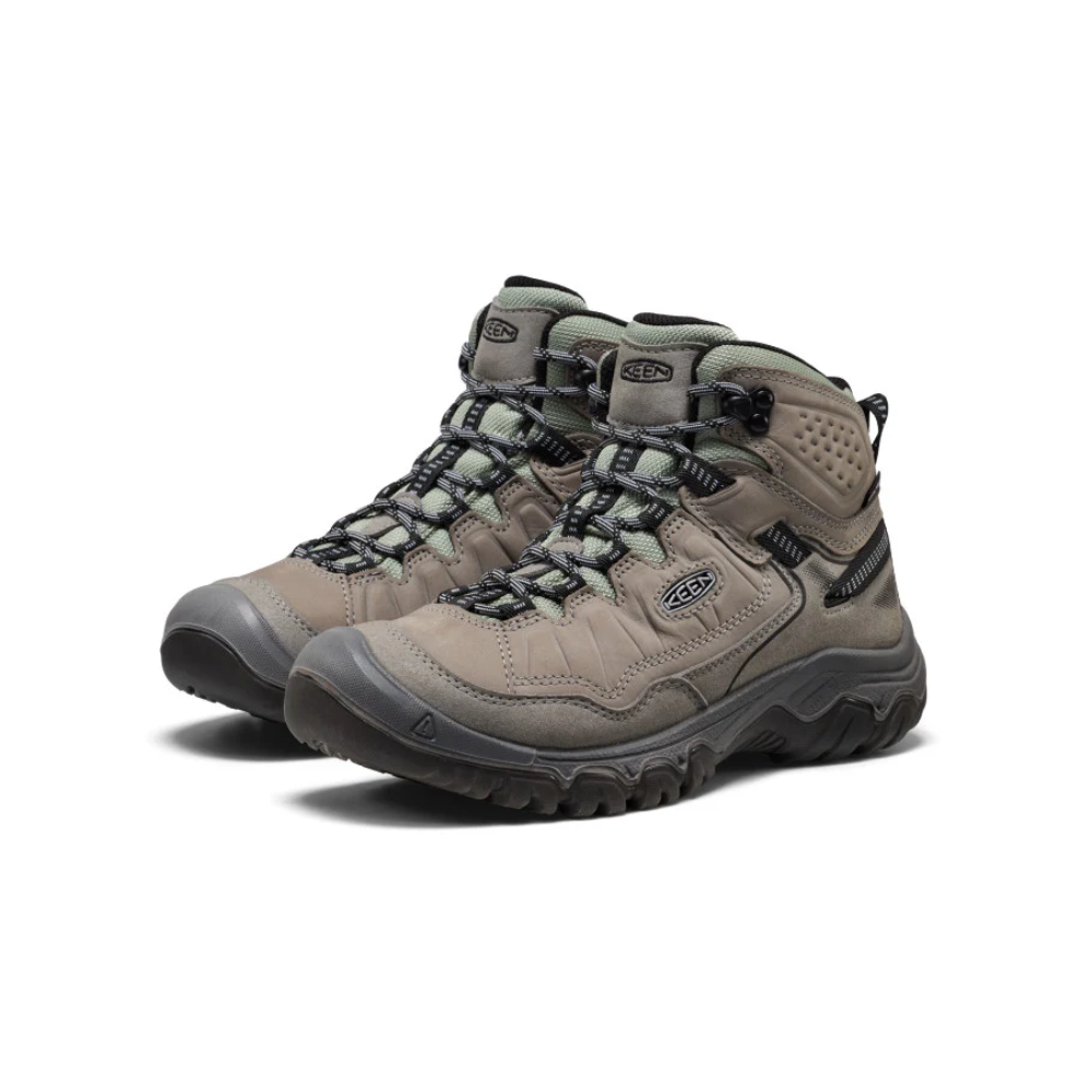 Keen Women's Targhee IV Waterproof Hiking Boot Steel Grey/Lily Pad