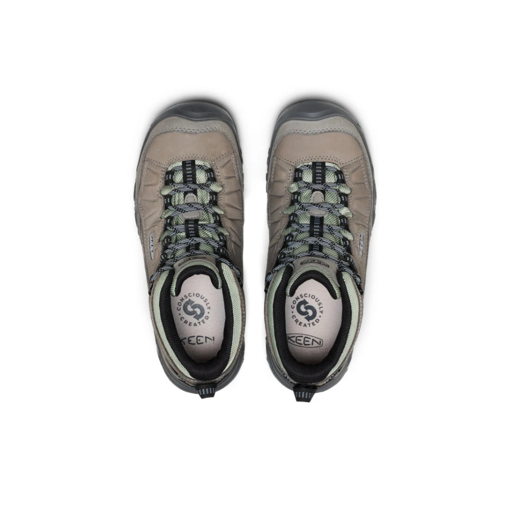 Keen Women's Targhee IV Waterproof Hiking Boot Steel Grey/Lily Pad