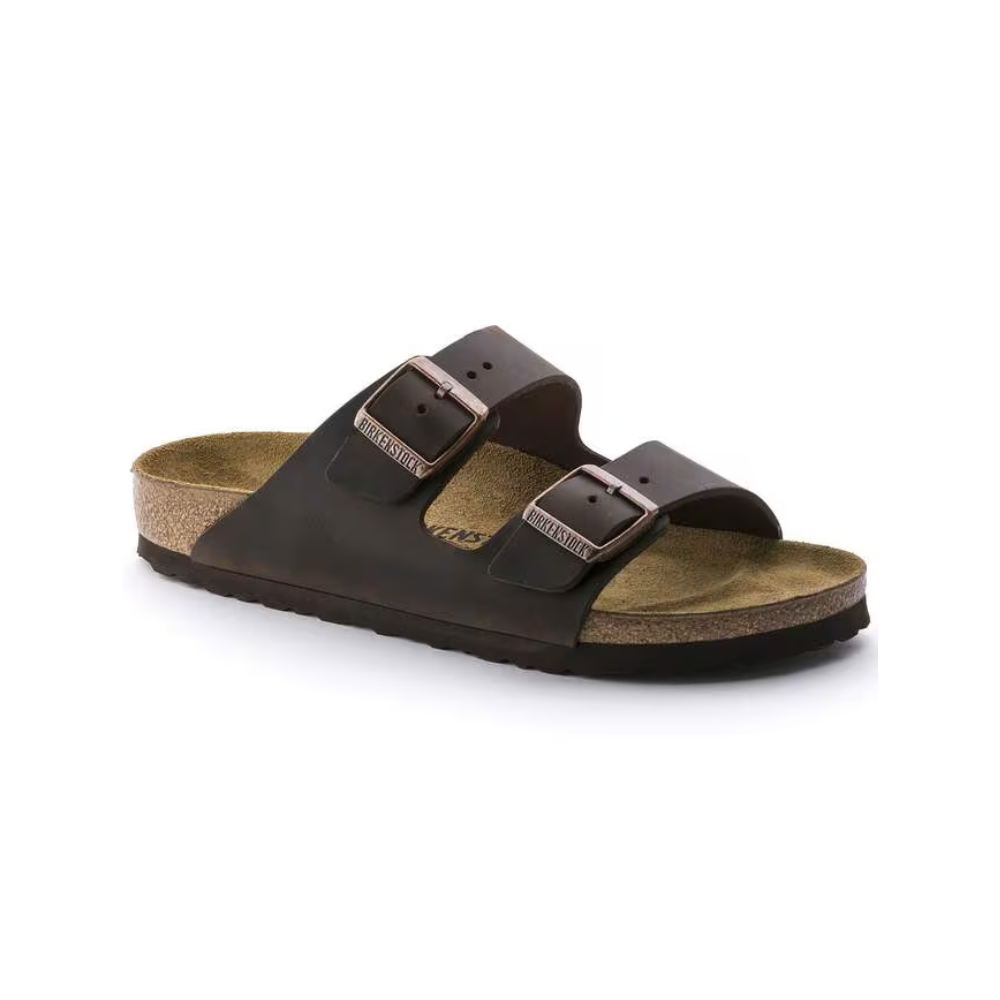 Birkenstock Unisex Arizona Oiled Leather Sandals - Habana