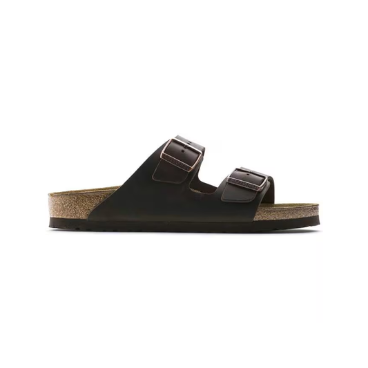 Birkenstock Unisex Arizona Oiled Leather Sandals - Habana