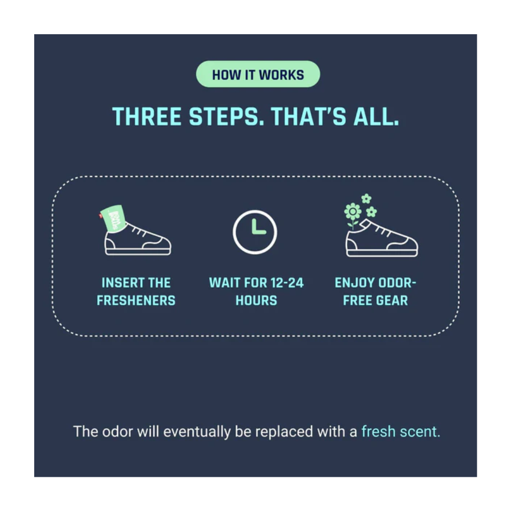 Smell Well Freshener Inserts For Shoes & Gear