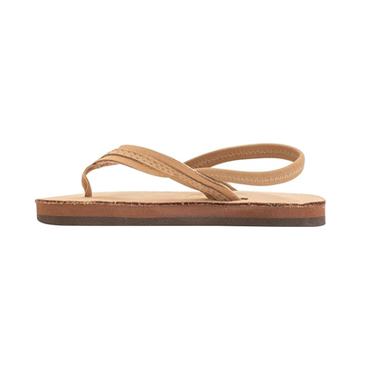 Rainbow Sandals Kid's Toddler - Flirty Braidy Sierra Brown Flipflop