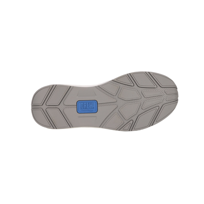 Drew Miller Men's Orthotic Comfort Sneaker, Blue/White Suede Combo