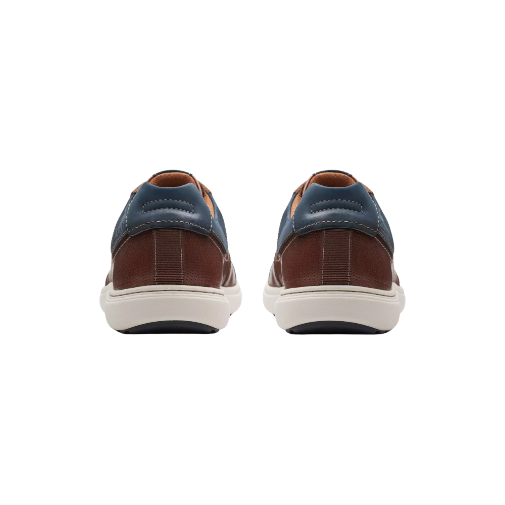Clarks Men's Mapstone Lace Lightweight Sneaker - Mahogany Leather