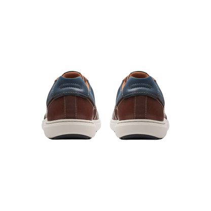 Clarks Men's Mapstone Lace Lightweight Sneaker - Mahogany Leather