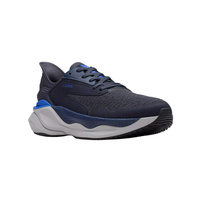 Clarks Pace Men's Navy APMA Approved Men's Walking Shoes Podiatrist Approved